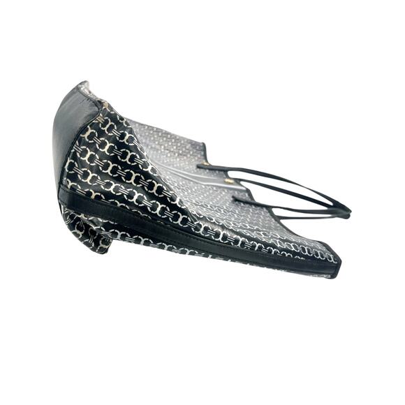 TORY BURCH Gemini Link Tote Black Shopper Large Bag Purse Luxury Designer - Picture 6 of 9